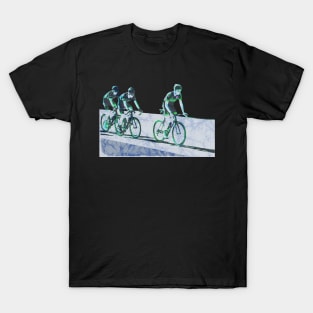 Biking Racers Batik Style T-Shirt